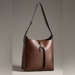 Mali + Lili Buckle Bucket Shoulder Bag